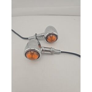 OEM Harley Davidson motorcycle Amber Marker Bullet Lights